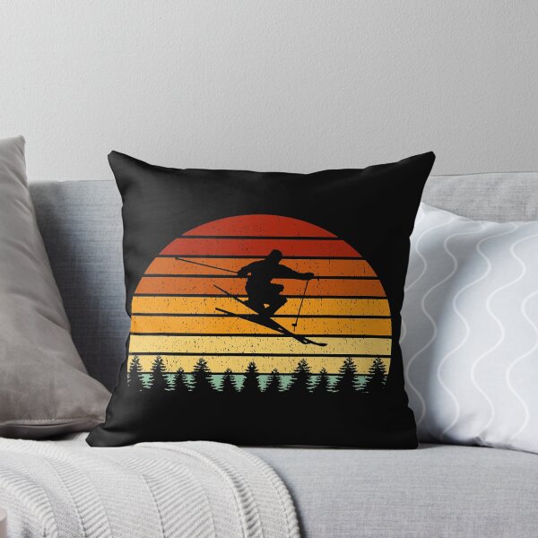 Item preview, Sunset Skiing - Skiers Vintage designed and sold by levintere.