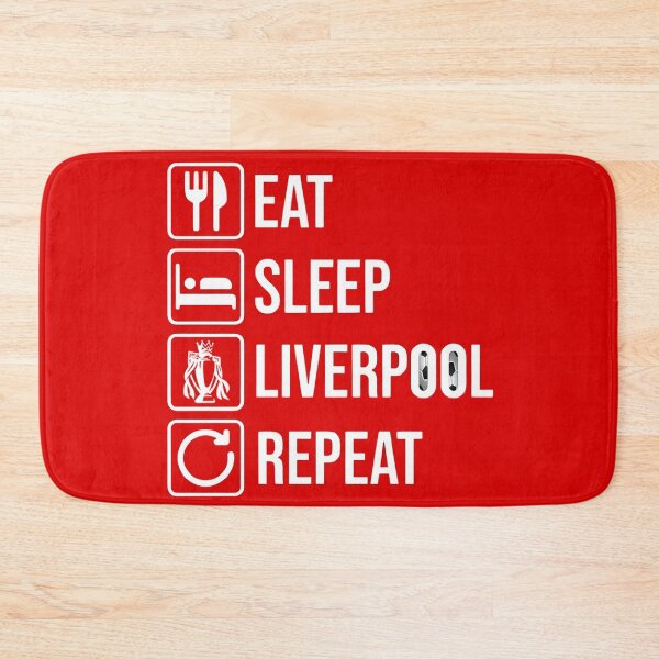 Item preview, Eat Sleep Liverpool Repeat designed and sold by smallcatvn.