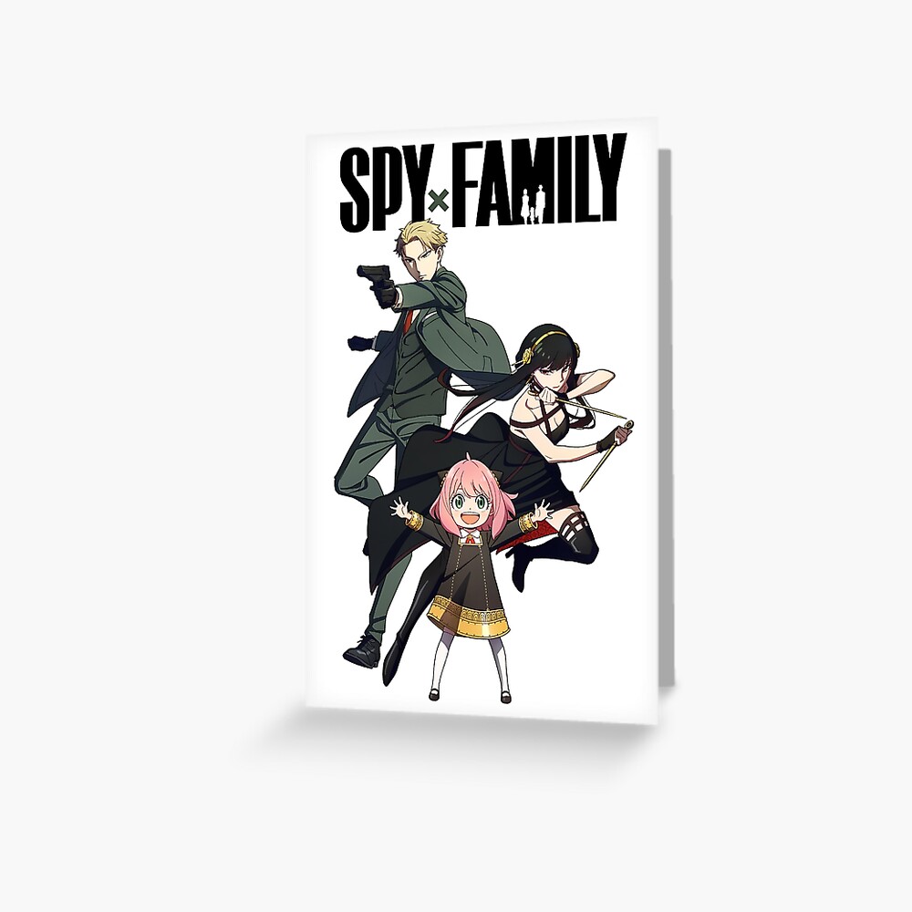 Tarjetas De Felicitación Espía X Familia Espía X Familia Espía X 
