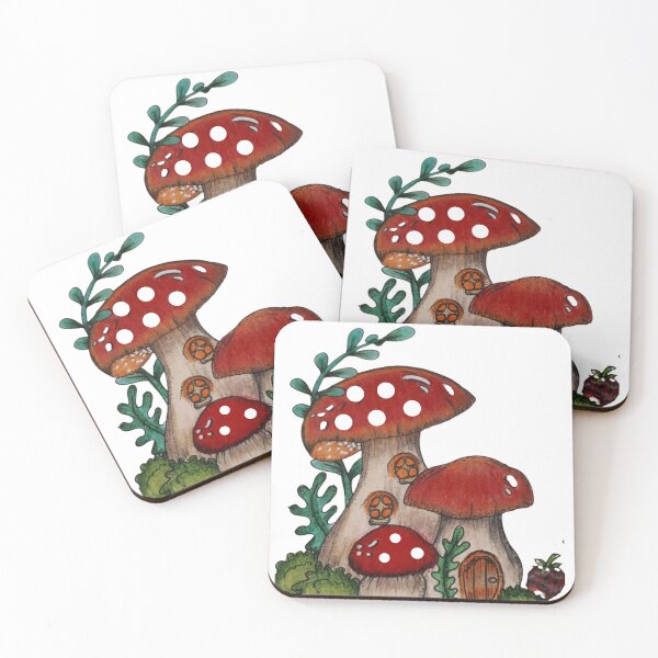 Item preview, Vintage merry mushroom designed and sold by Dzzoni.