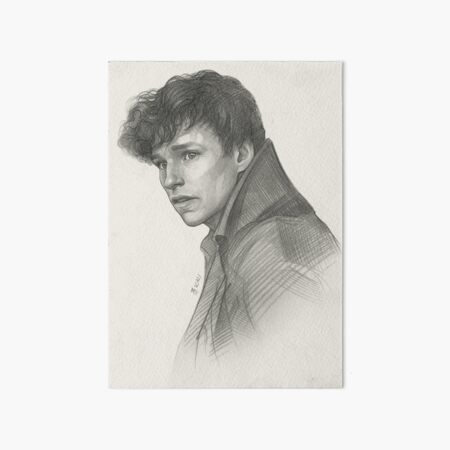 Item preview, Eddie Redmayne, pencil portrait designed and sold by TendaLee.