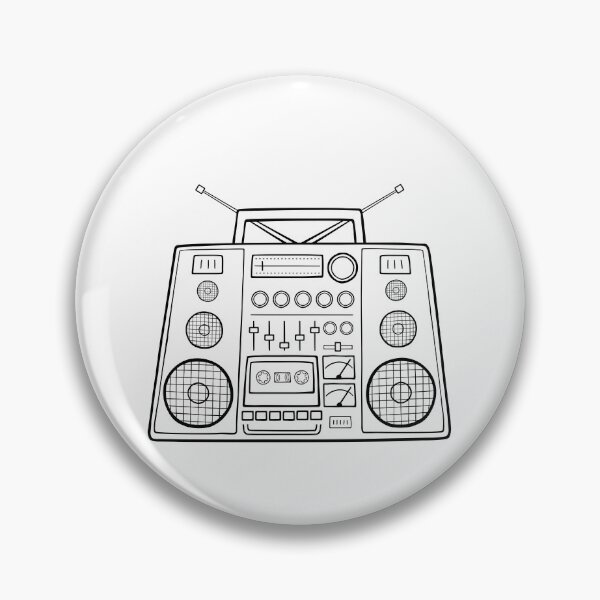 Item preview,  Boombox Ghettoblaster designed and sold by tapeisdamessage.