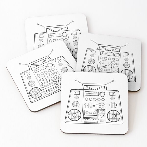 Item preview,  Boombox Ghettoblaster designed and sold by tapeisdamessage.