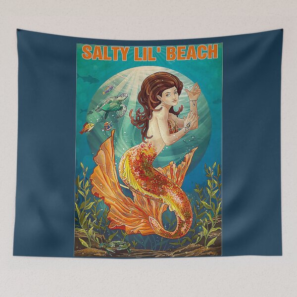 Item preview, Mermaid Salty Lil' Beach designed and sold by Elwayl21.