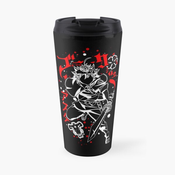 Black Clover Asta Travel Coffee Mug