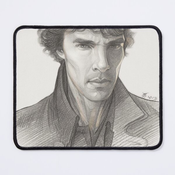 Item preview, Sherlock, Benedict Cumberbatch, Pencil sketch, ART  designed and sold by TendaLee.