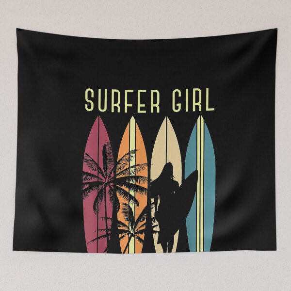 Item preview, Surfer Girl Surfboard Ocean Surfing designed and sold by ShaneGuzman.