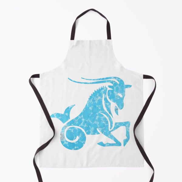 Item preview, Capricorn Zodiac Symbol Silhouette Design With December Birthstone Turquoise Background designed and sold by TacoRose.