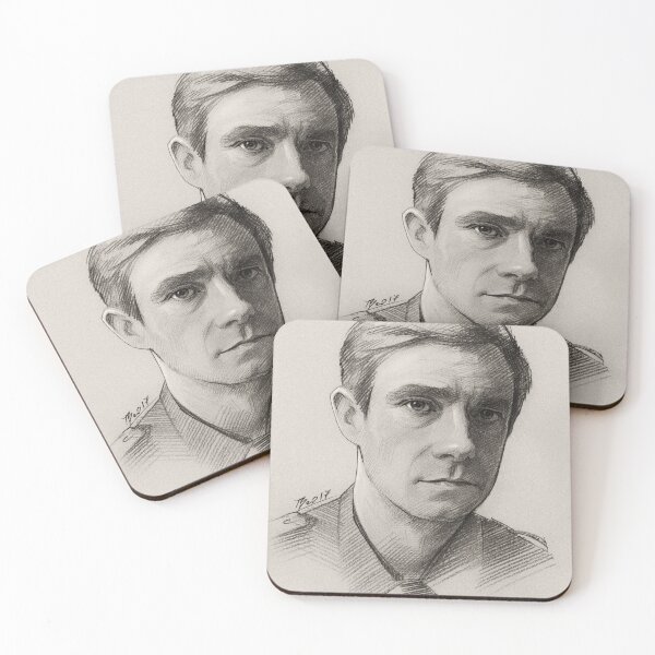 Item preview, Martin Freeman, Pencil Portrait designed and sold by TendaLee.
