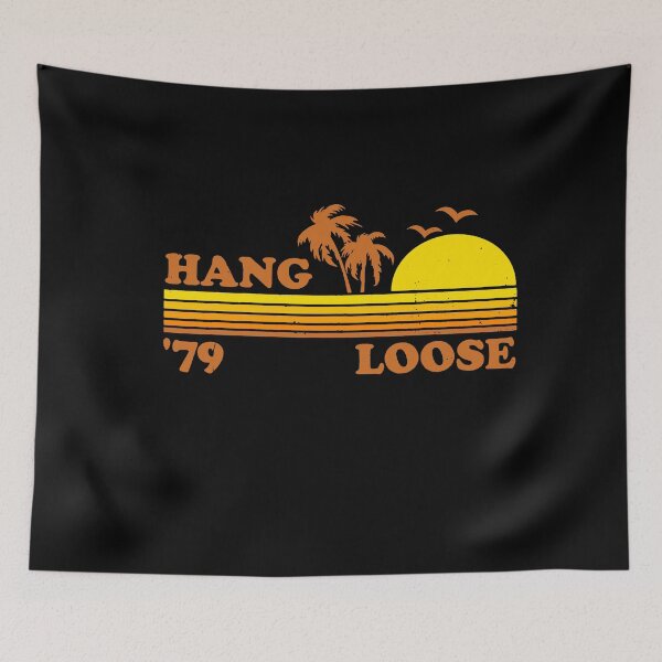 Item preview, Vintage Hang Loose Surfing Beach Retro designed and sold by ShaneGuzman.