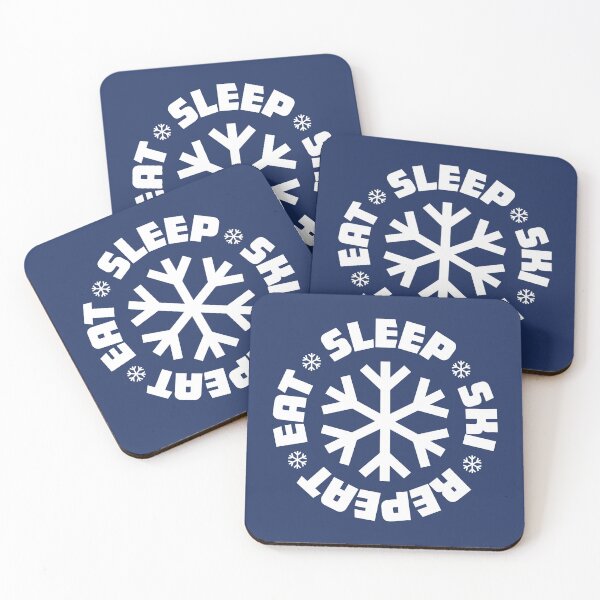 Item preview, Eat Sleep Ski Repeat designed and sold by The Happy Skier.