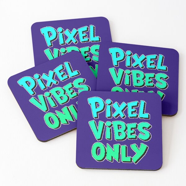 Item preview, Pixel Vibes Only - Blue Edition designed and sold by ChillerTyp.