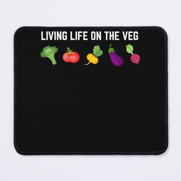 Item preview, Living Life on the Veg! - Vegan or Vegetarian T-Shirt designed and sold by abigailbullock.
