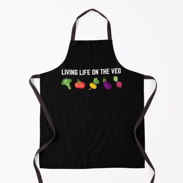 Item preview, Living Life on the Veg! - Vegan or Vegetarian T-Shirt designed and sold by abigailbullock.