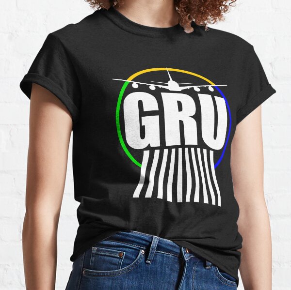 GRU São Paulo Guarulhos Airport 3 Letter Code Classic T-Shirt