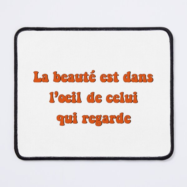 Item preview, Beauty quote french Leos Carax Holy Motors movie cinema designed and sold by Rozbud.