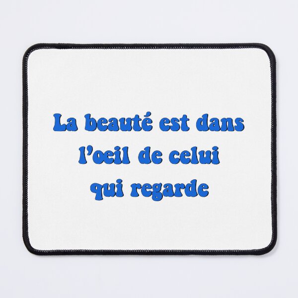Item preview, Beauty quote french Leos Carax Holy Motors movie cinema designed and sold by Rozbud.