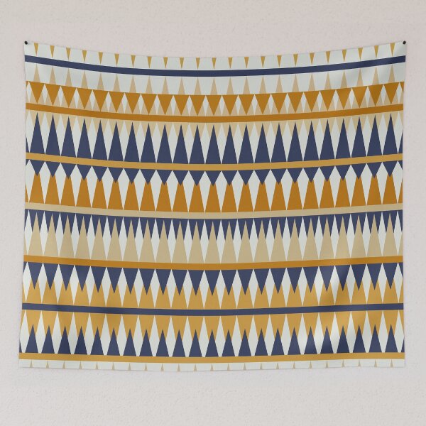 Item preview, Colorful Stripes, Ethnic, Yellow and Blue designed and sold by meggydesigns.