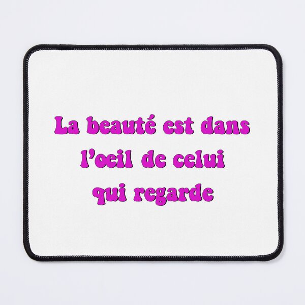 Item preview, Beauty quote french Leos Carax Holy Motors movie cinema designed and sold by Rozbud.