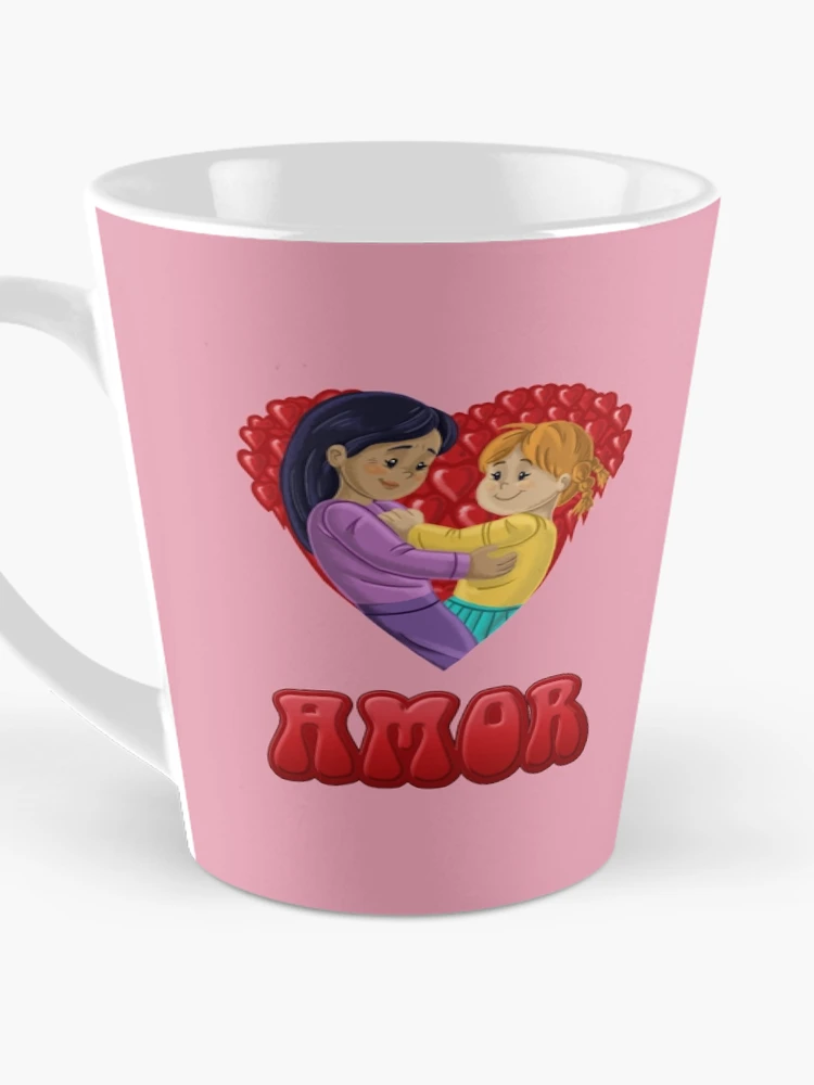 Thumbnail 3 of 4, Coffee Mug, AMOR designed and sold by RUBTOX.