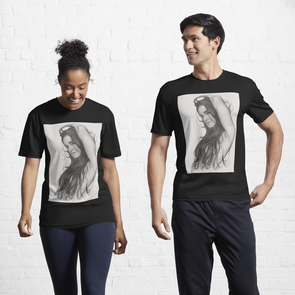Vista previa del artículo con la obra «Camiseta deportiva», diseñado y vendido por TendaLee.