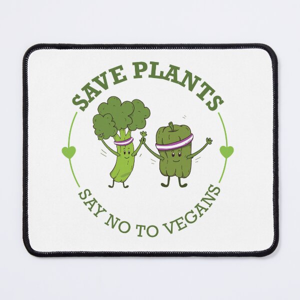 Item preview, Funny Anti Vegan Joke Save Plants designed and sold by artado.