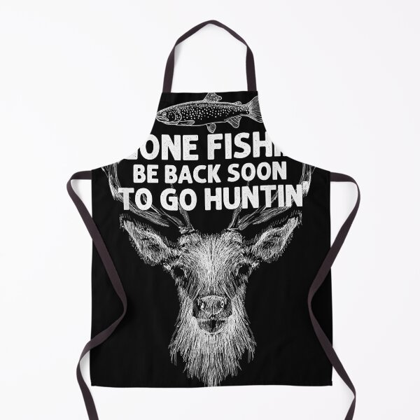 Artikelvorschau, Gone Fishin, bin bald wieder da, um mit dir auf die Jagd zu gehen entworfen und verkauft von SierraHungry.