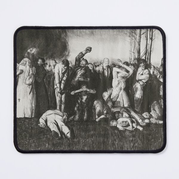 Item preview, Village massacre (1918) Painting designed and sold by Hasnat Hameed.