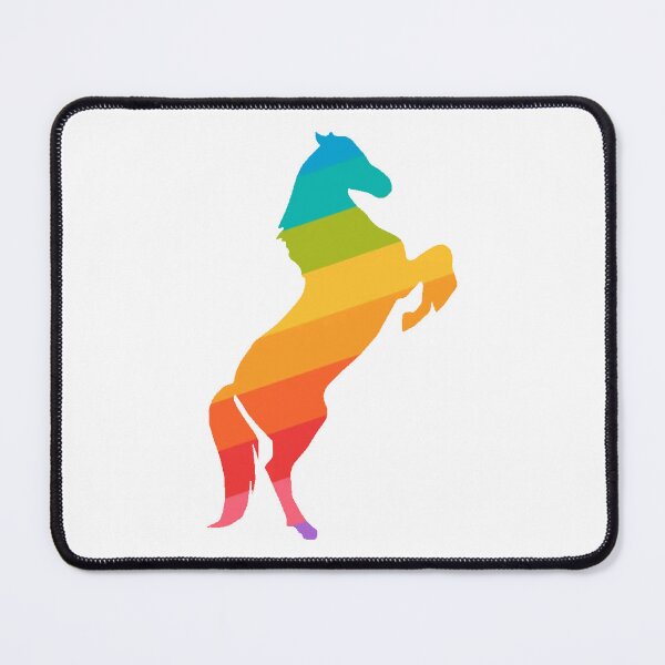 Item preview, Pastel Rearing Pride Horse designed and sold by ODINDISA.