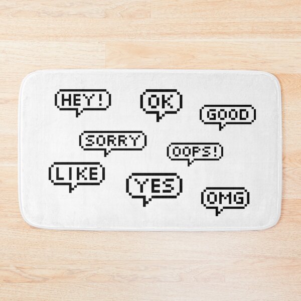 Item preview, Pixel art with words isolation on a white background. designed and sold by lllKWPHOTOlll.