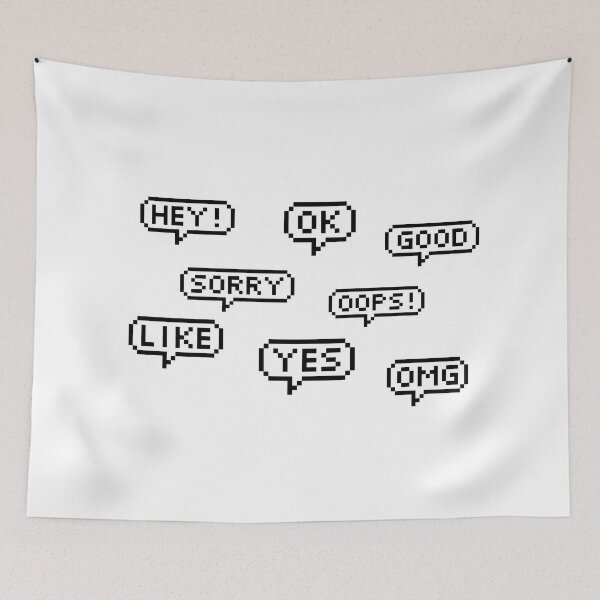 Item preview, Pixel art with words isolation on a white background. designed and sold by lllKWPHOTOlll.