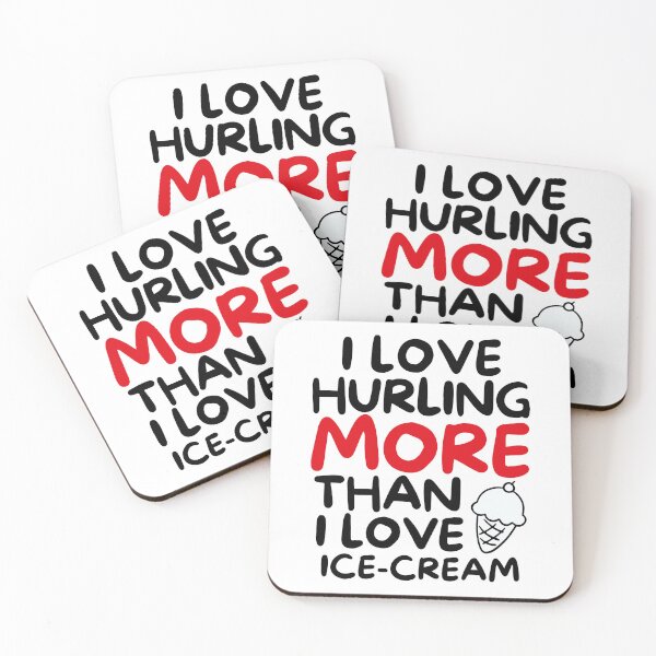 Item preview, I love hurling more than I love ice-cream designed and sold by TheGreenGoat.
