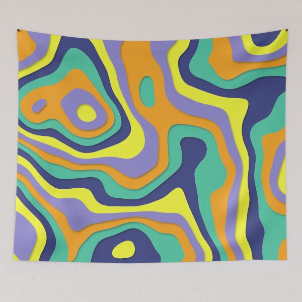 Item preview, Abstract colored lines designed and sold by Zip-Zup.