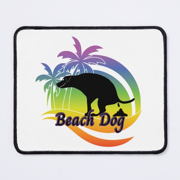 Item preview, Pooping Beach Dog Stickers and Gifts designed and sold by Willyboy16.