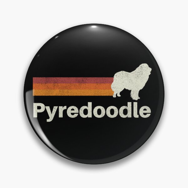 Item preview, Pyredoodle Dog Vintage Retro Pet Lover designed and sold by rafaeltto.