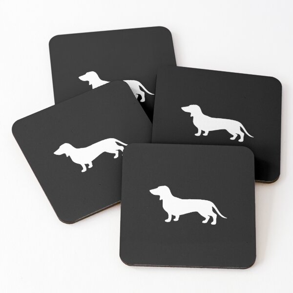 Item preview, Classy, elegant and stylish dachshund in white designed and sold by ODINDISA.