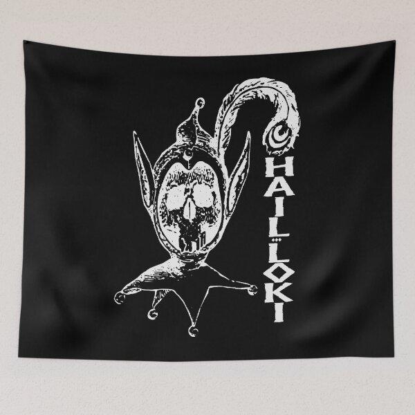 Item preview, Hail Loki Joker Jester Skull Vikings designed and sold by Gralok.