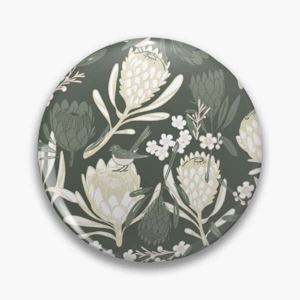Item preview, Wagtail and Protea designed and sold by Jo Wilson Design.