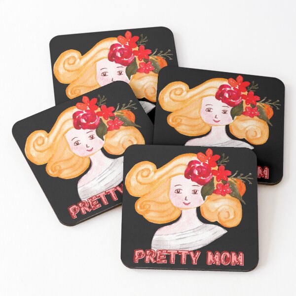Aperçu de l'œuvre Pretty mom : mom - mother's day créée et vendue par FLIRTAASAN.