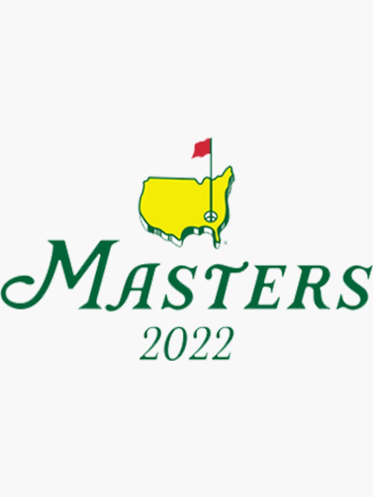 "masters 2022" Sticker for Sale by um814 Redbubble