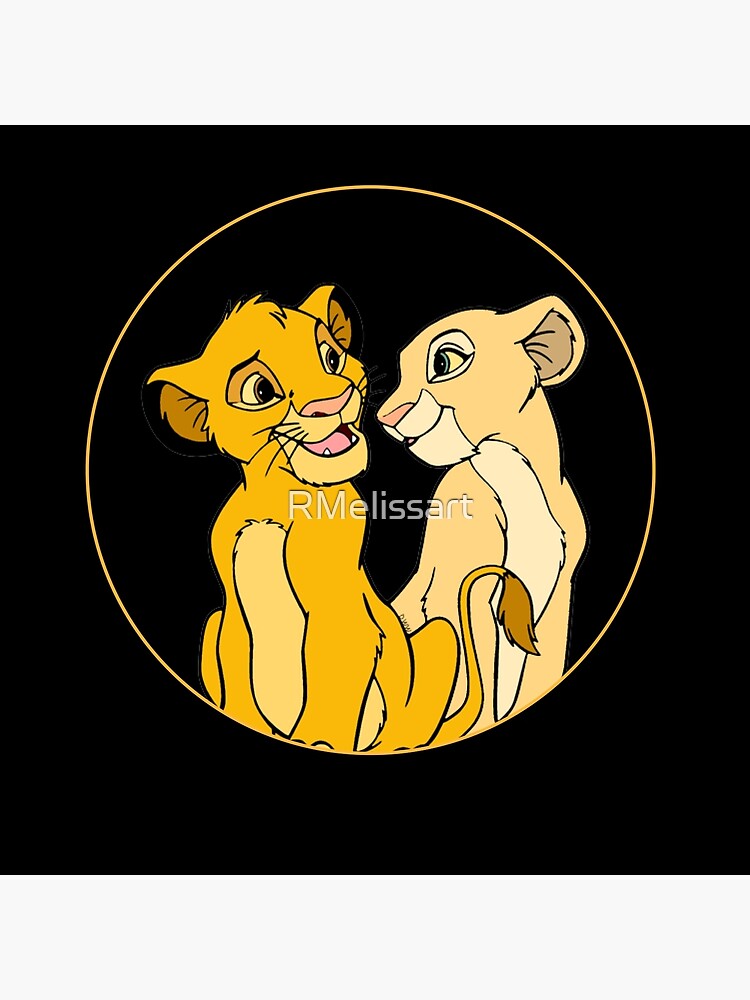 Simba and Nala - Cartoon Animals Leggings for Sale by RMelissart