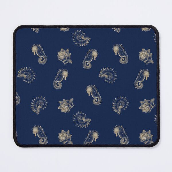 Item preview, Golden seashells Seahorse pattern sea designed and sold by T-landa.