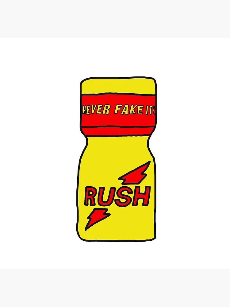 Poppers Rush Sticker Canvas Print for Sale by xolexoxo