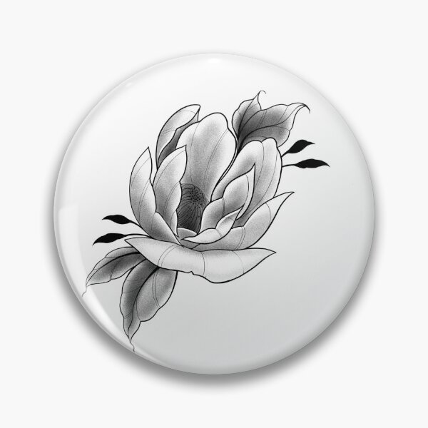 Item preview, Flower tattoo design designed and sold by patriciafalls.