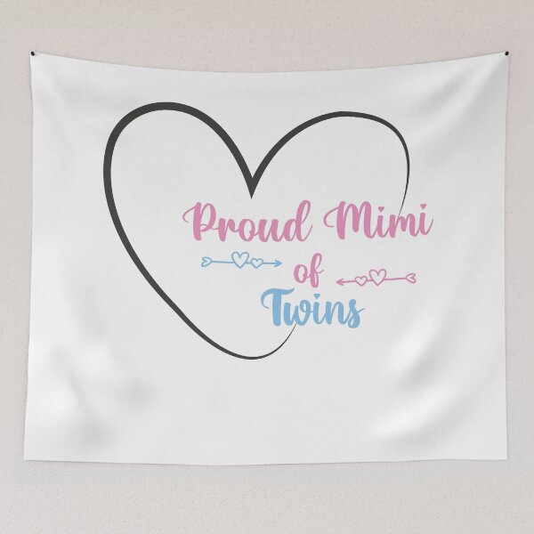 Item preview, Proud Mimi Of Twins T-shirt designed and sold by beuniquedesign.