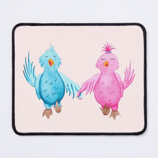 Item preview, Happy Watercolour birds in love designed and sold by CheekyColours.