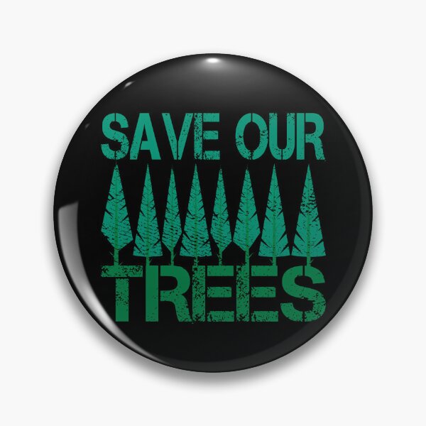 Item preview, Save Our Trees, Vintage Grunge  designed and sold by ACC .