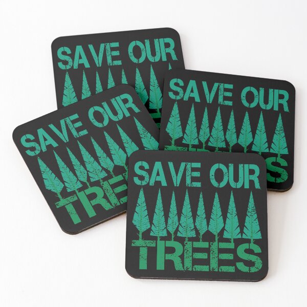 Item preview, Save Our Trees, Vintage Grunge  designed and sold by ACC .