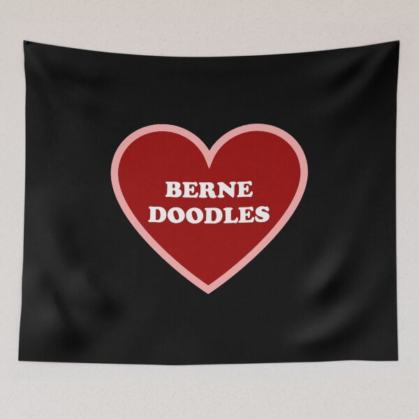 Item preview, Bernedoodle Heart designed and sold by PawtifulWorld.