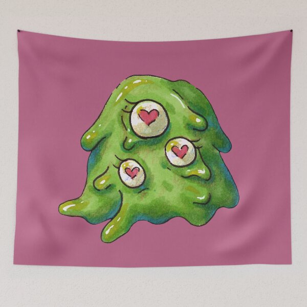 Item preview, Blobby the Green Blob Monster designed and sold by AvalonUnmuzzled.